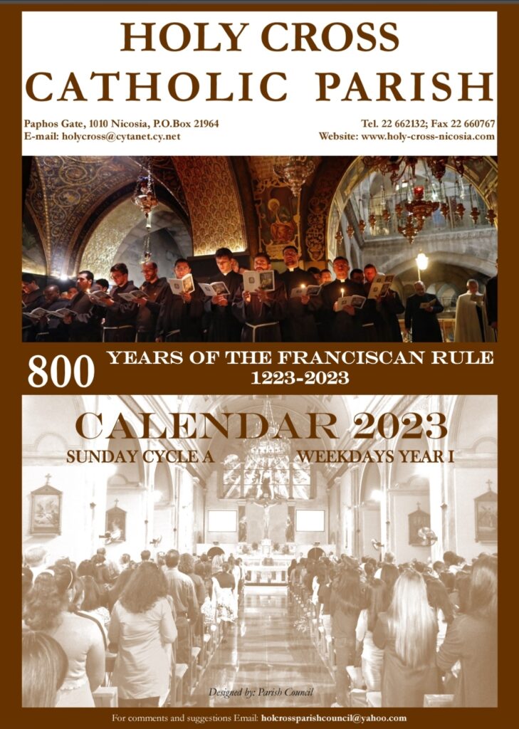 Holy Cross Calendar 2025 2025 Stefa Pierrette